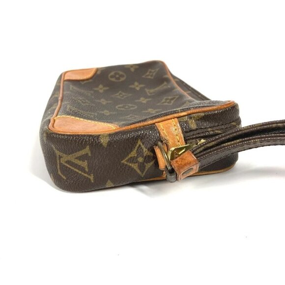 LOUIS VUITTON M51827 Monogram Marly DragonnesPM Pouch Bag Clutch Bag with Strap - Picture 4 of 15